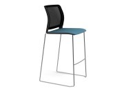 Tabouret de bar Adela assise et dos en résille