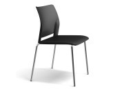 Chaise Adela 4 pieds, assise et dos en polypropylène