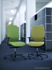 Giroflex 353 fauteuil en tissu