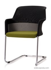Fauteuil réunion Giroflex 434 piétement luge