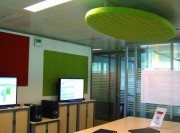 Elément suspendu acoustique, 3D vert BuzziLand