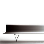 Banc Aero autoportant aluminium anodisé