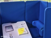 Détail table de réunion box Agora