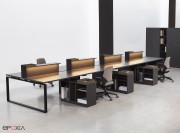 Bench linéaire 8 postes collection Bat Office