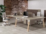 Bureau Atreo Wood, pieds bois