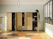 Casiers mélaminé Spinbox, avec portes et tiroirs une solution de rangement modulable