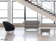 Collection 3angle, canapé, fauteuil et pouf