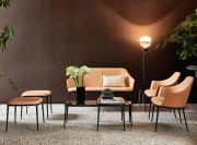 Collection Lea par Midj, poufs, fauteuils, sofa et table basse