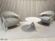 Fauteuils Africa Lounge, table basse Mari-Sol