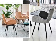 Fauteuils tapissés Dalia
