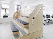 Gradins modulables Tier, exemple de configuration