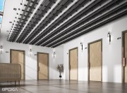 Plafond acoustique Ecocero, collection LuxinEco