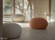 Poufs galet Cut