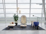 Salle d'attente aménagée avec la gamme complète Capsule