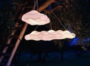 Suspension indoor ou outdoor Nefos, disponible en 2 tailles.