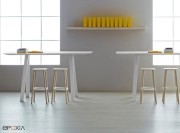 Tabouret de bar en bois Babila