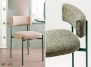 Chaise tapissée Amelie par Midj