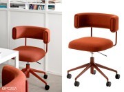 Chaise sur roulettes Amelie par Midj