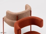 Focus sur le dossier du fauteuil Amelie