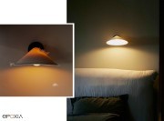 Idéale pour les chambres, applique murale Plume