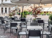 Chaises Ara, accoudoirs, pour terrasse