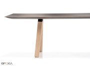 Table Arki, pieds bois