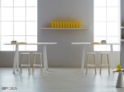 Table haute design Arki