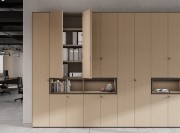 Armoires portes battantes Quattro, niche déco de couleur
