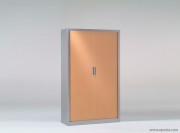 Armoire à rideaux V520 corps aluminium / rideaux poirier rosé
