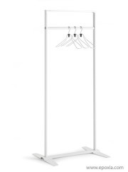 Porte cintres sur pied Arnage blanc