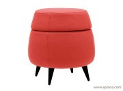Pouf design avec coffre de rangement intégré