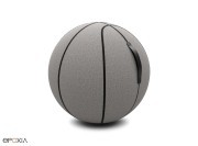 Ballon d'assise ergonomique Basket Ball gris clair