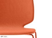 Chaise Babila, revêtement intégral