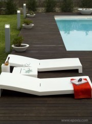 Bain de soleil, collection Jut, coloris blanc