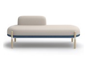 Capsule Bench 2 places, avec dossier à gauche