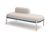 Capsule Bench 2 places, avec dossier à positionner à droite ou à gauche