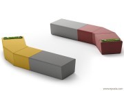 Bancs design accueil Mendi