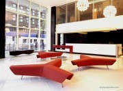 Bancs d'attente Hitch Mylius 83 rouge