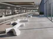 Bancs modulables Jetlag pour espaces publics