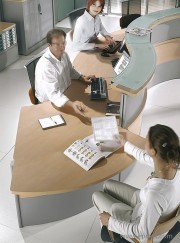 Banque d'accueil collection Obade module assis
