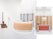 Banque d'accueil Valde modulable, osez la couleur !