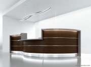 Banque d'accueil collection Valde wengé