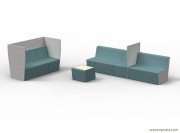 Collection de banquettes modulaires Mendi