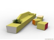 Banquettes modulaires Mendi