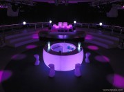 Banque d'accueil / bar Fiestabar lumineuse