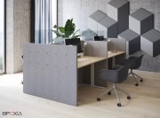 4 postes de travail acoustiques Limbus Original H