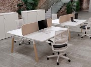Bureau Atreo Wood, pieds bois