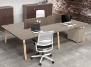 Bureau Atreo Wood, pieds bois