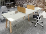 Bureau Atreo Wood, pieds bois