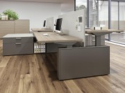 Bureau bench Crono, réglable en hauteur